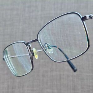 Warby Parker Men Eyeglasses/Glasses Frame THURSTON Dark Gunmetal Tone M2306